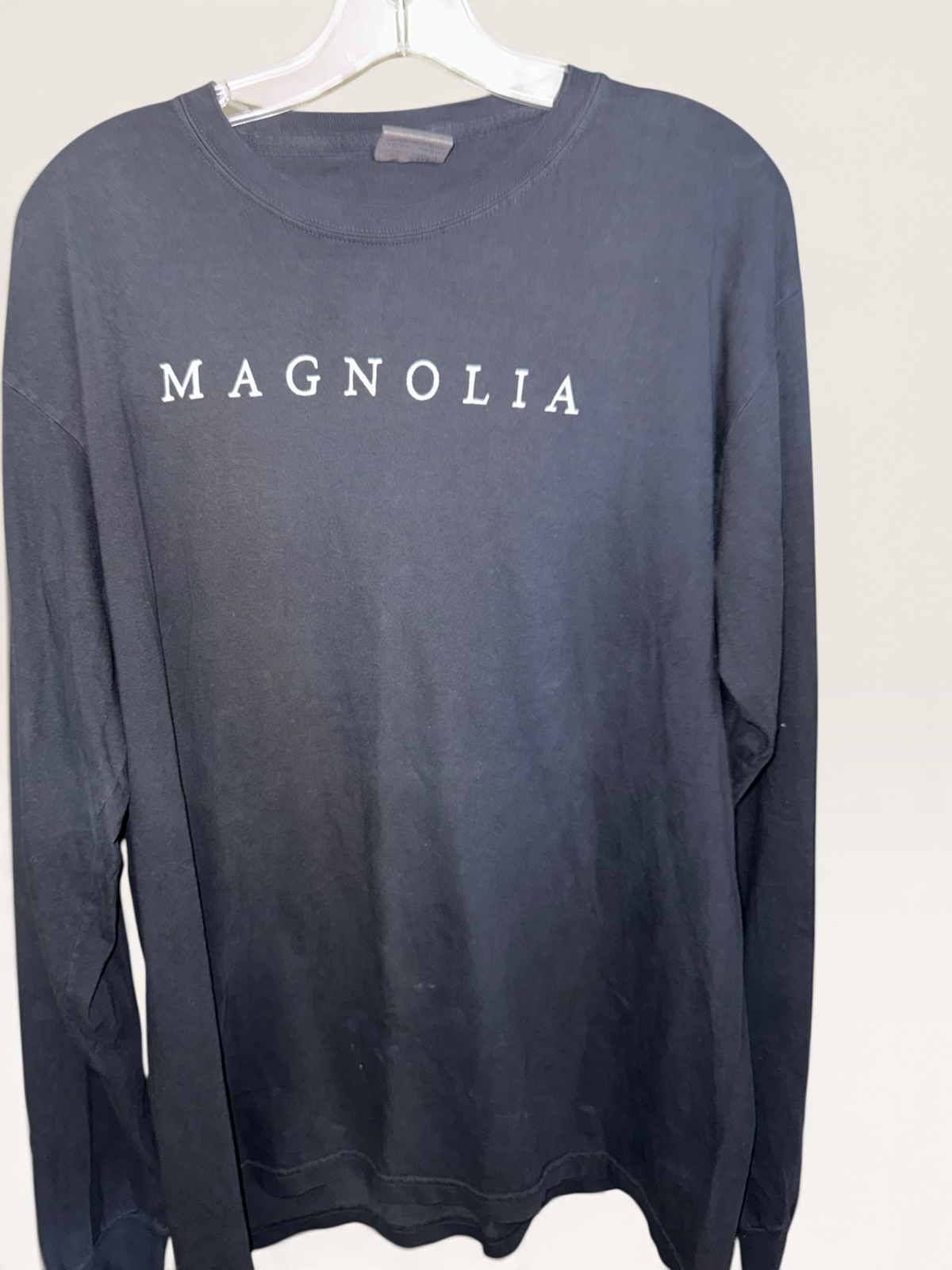 Magnolia Charcoal Long-Sleeve Graphic Tee