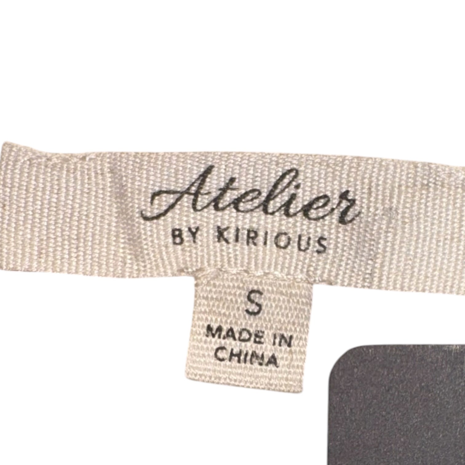 Atelier by Kirious Tie Front Waffle Knit Top