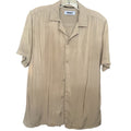 DKNY Neutral Button-Up Blouse