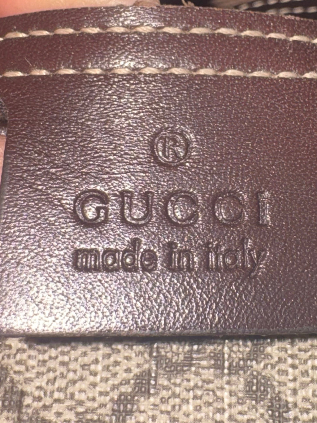 Vintage Gucci GG Supreme Web Messenger Crossbody Bag – Style 201444
