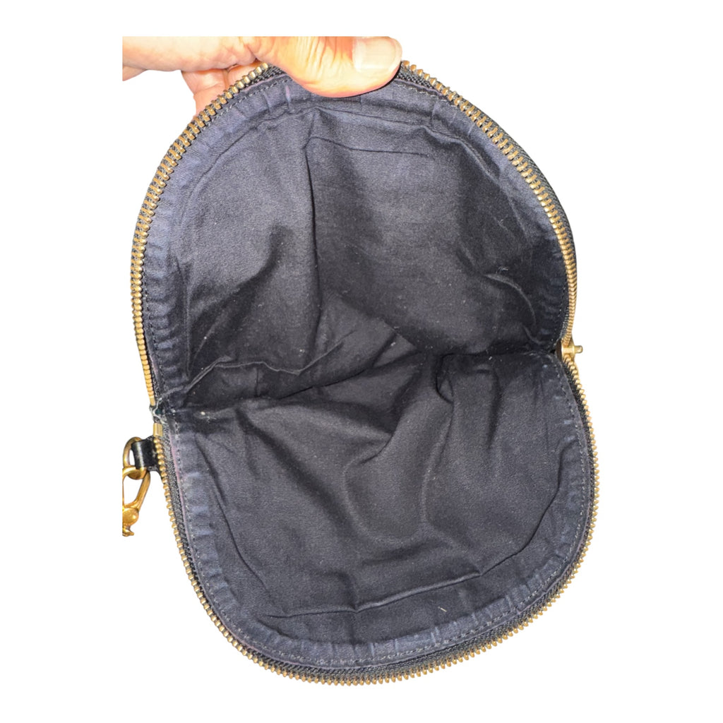 Marc by Marc Jacobs Classic Q Natasha Black Pebbled Leather Crossbody Bag