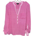 The Limited Pink Geometric Blouse