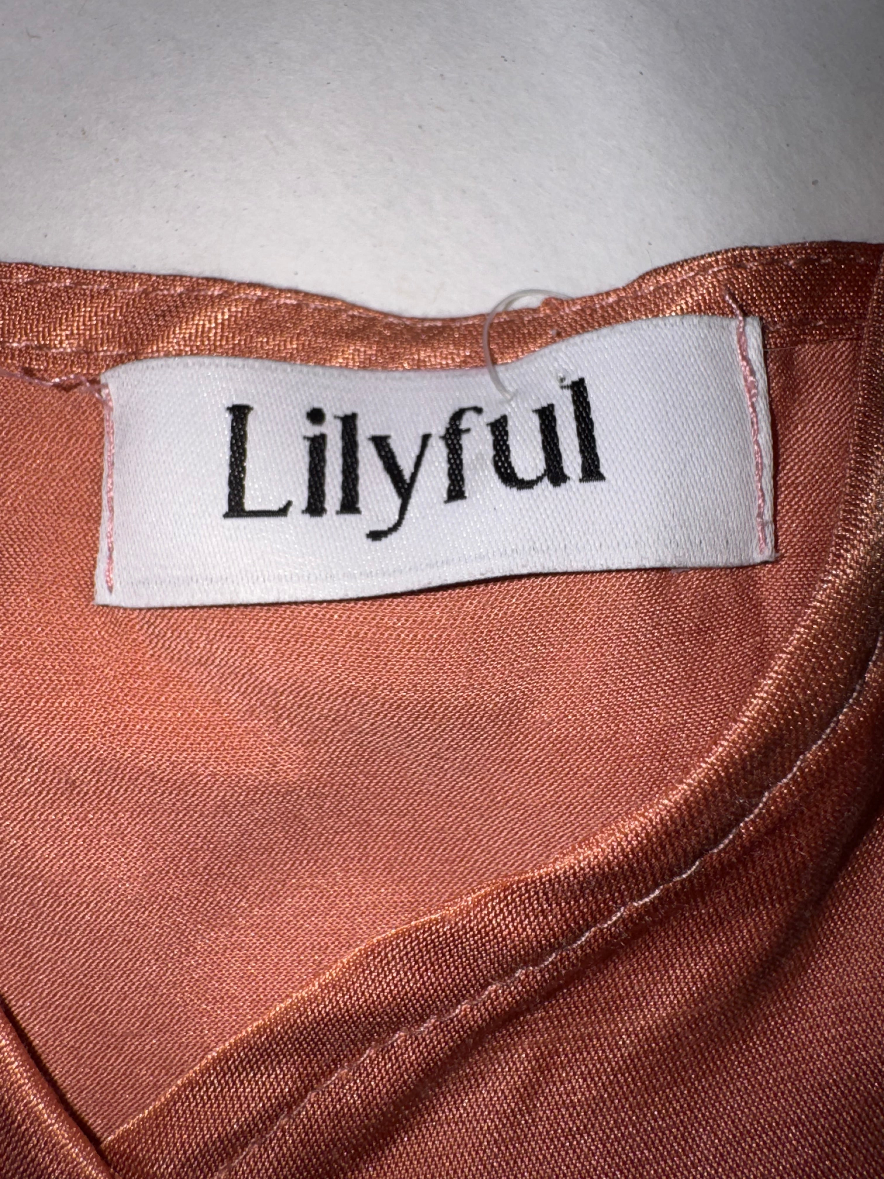 Lilyful Satin Crop Top