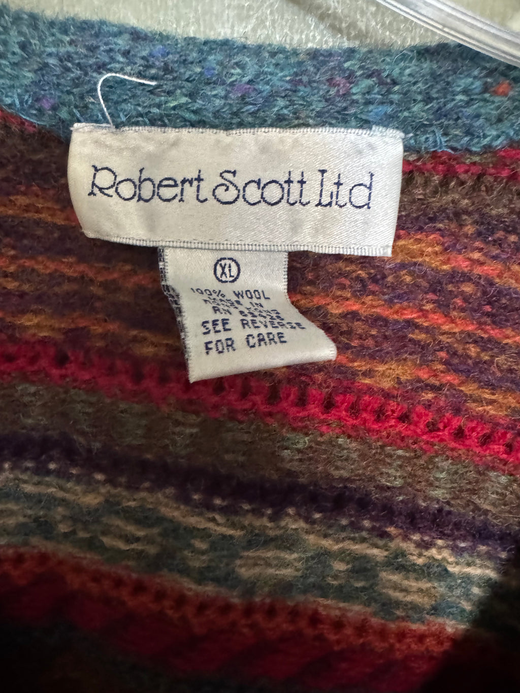 Robert Scott Ltd. Multicolor Wool Sweater Vest