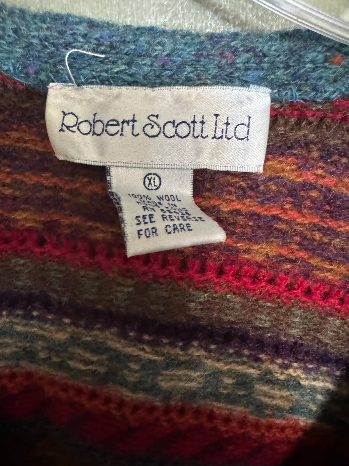 Robert Scott Ltd. Multicolor Wool Sweater Vest