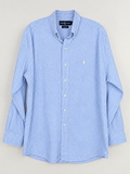 Ralph Lauren Blake Blue & White Micro-Check Button-Down