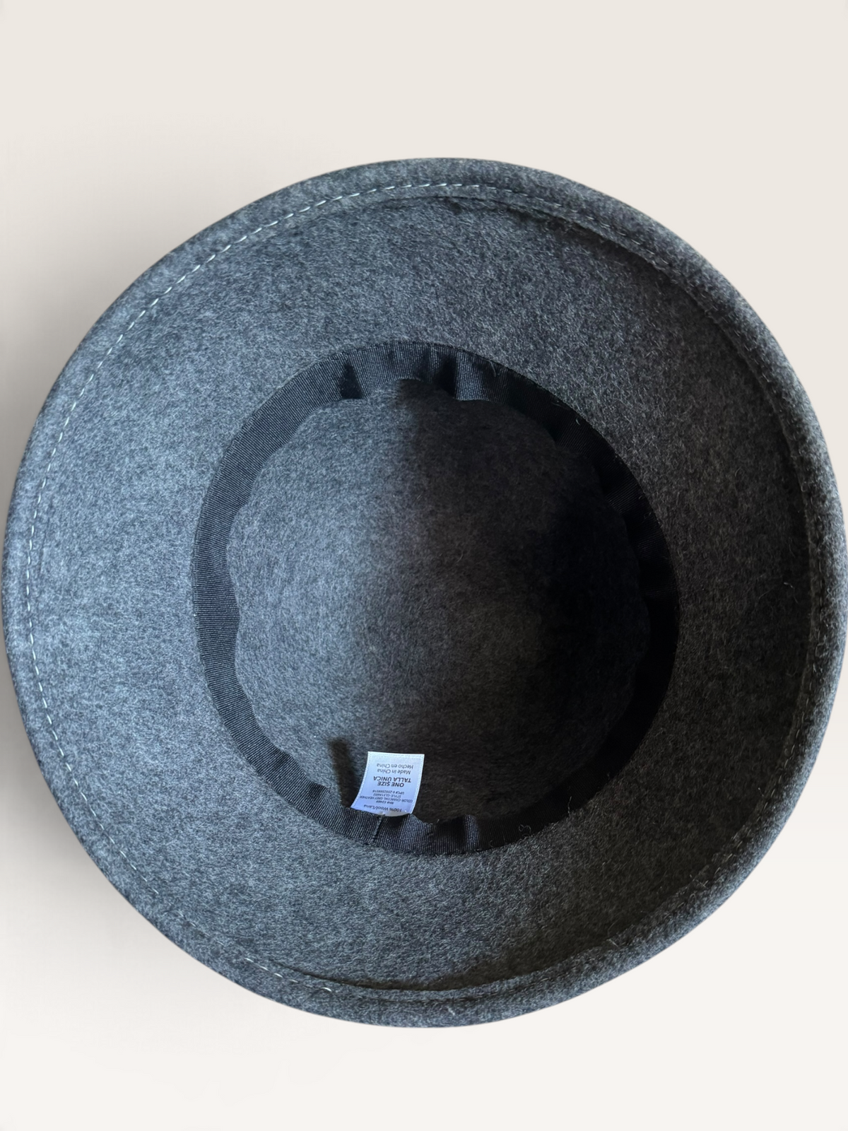 Wool Cloche Hat with Buckle Detail