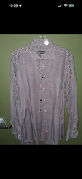 St. Croix Men's Italian Gingham Dress Shirt