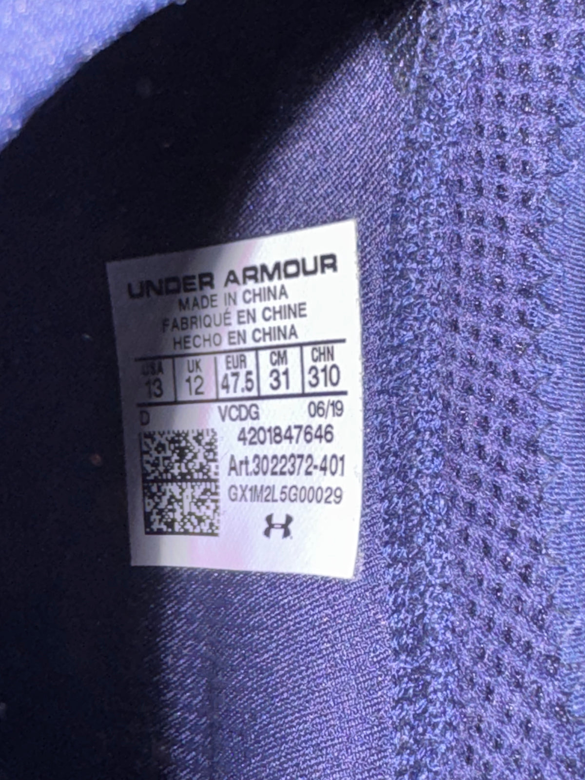 Under Armour HOVR Navy & Yellow Sneakers