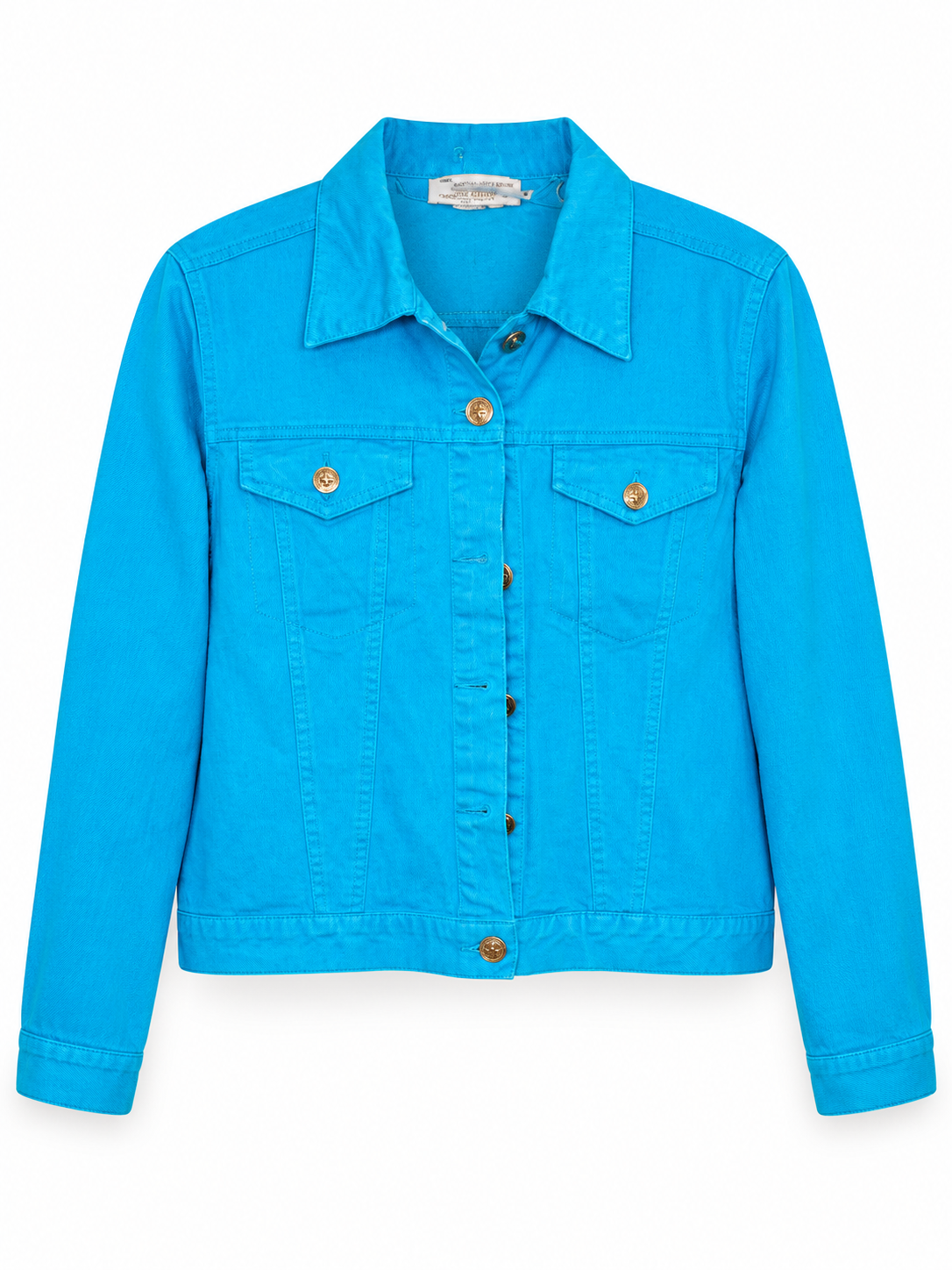 Christine Alexander Turquoise Denim Jacket