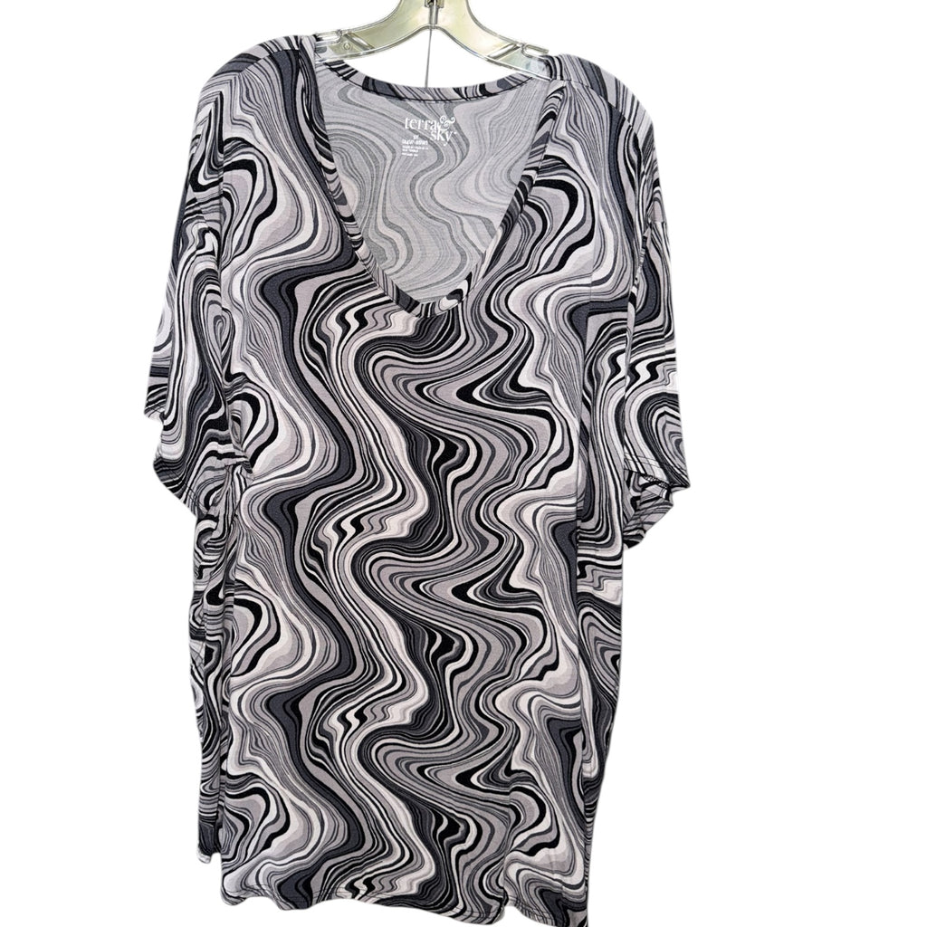 Terra & Sky Abstract Swirl Tunic