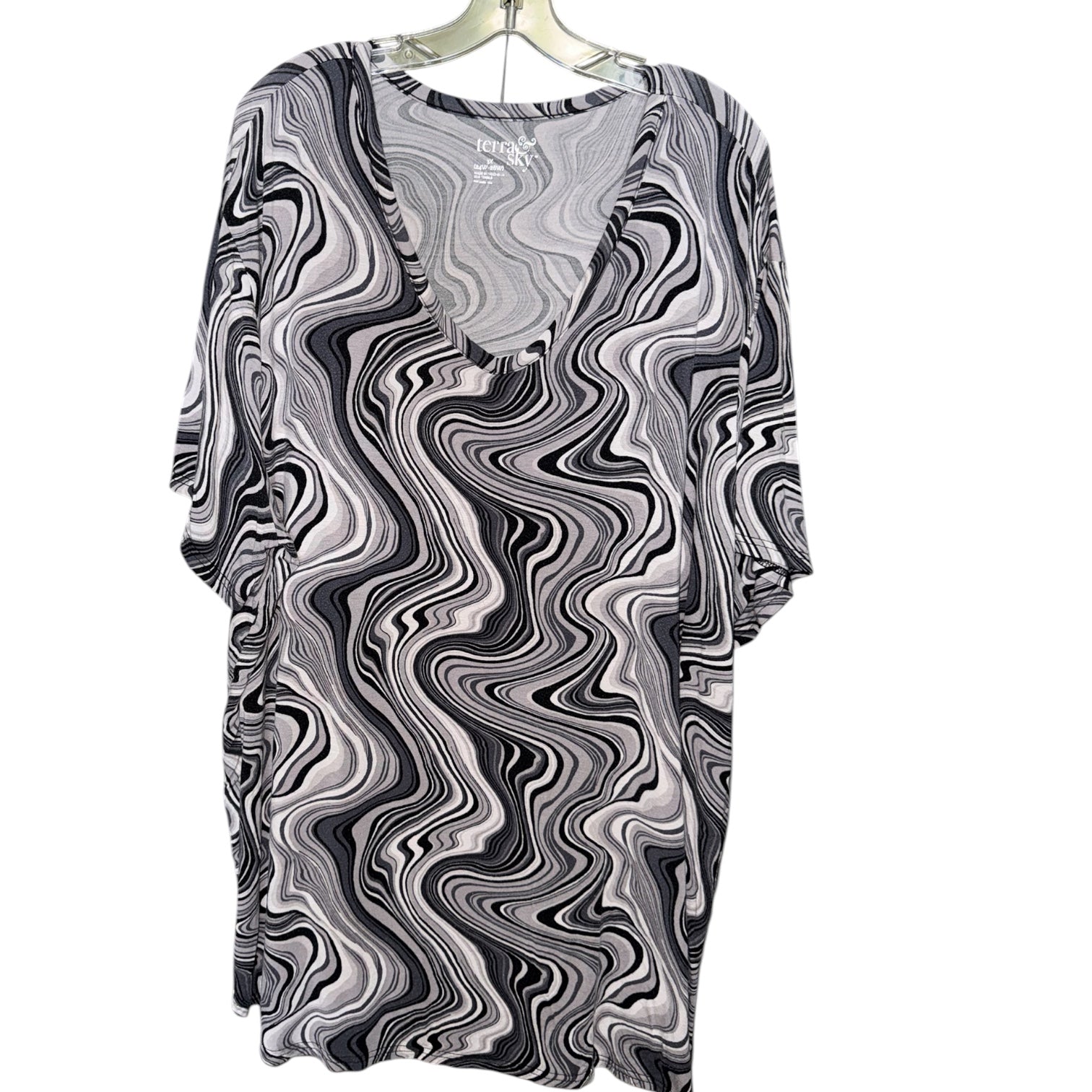 Terra & Sky Abstract Swirl Tunic