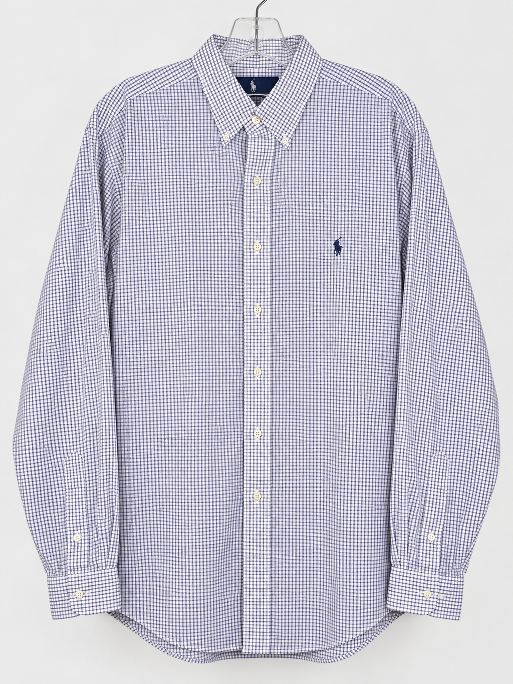 Ralph Lauren Yarmouth Purple Check Cotton Shirt