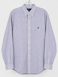 Ralph Lauren Yarmouth Purple Check Cotton Shirt