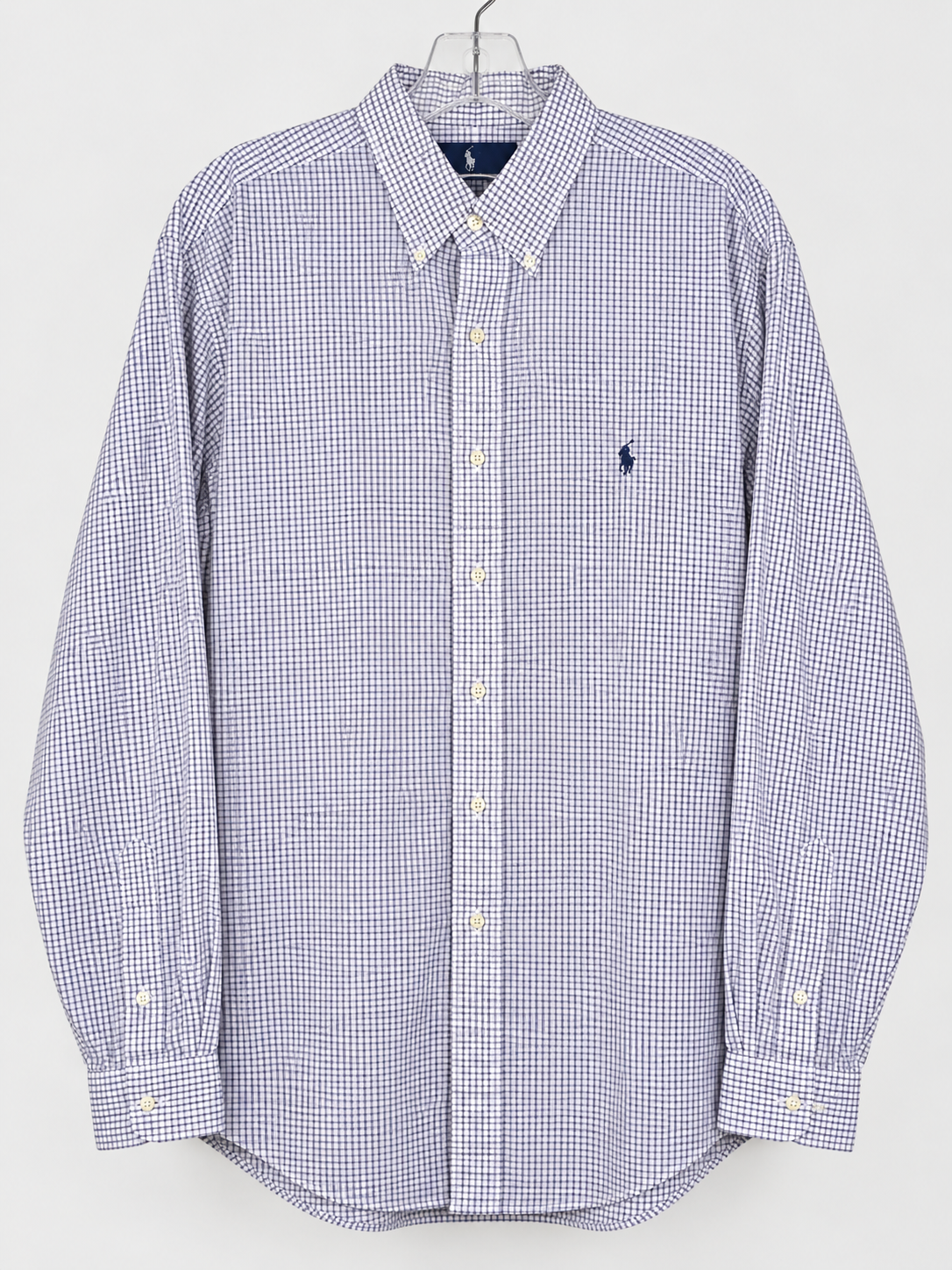 Ralph Lauren Yarmouth Purple Check Cotton Shirt