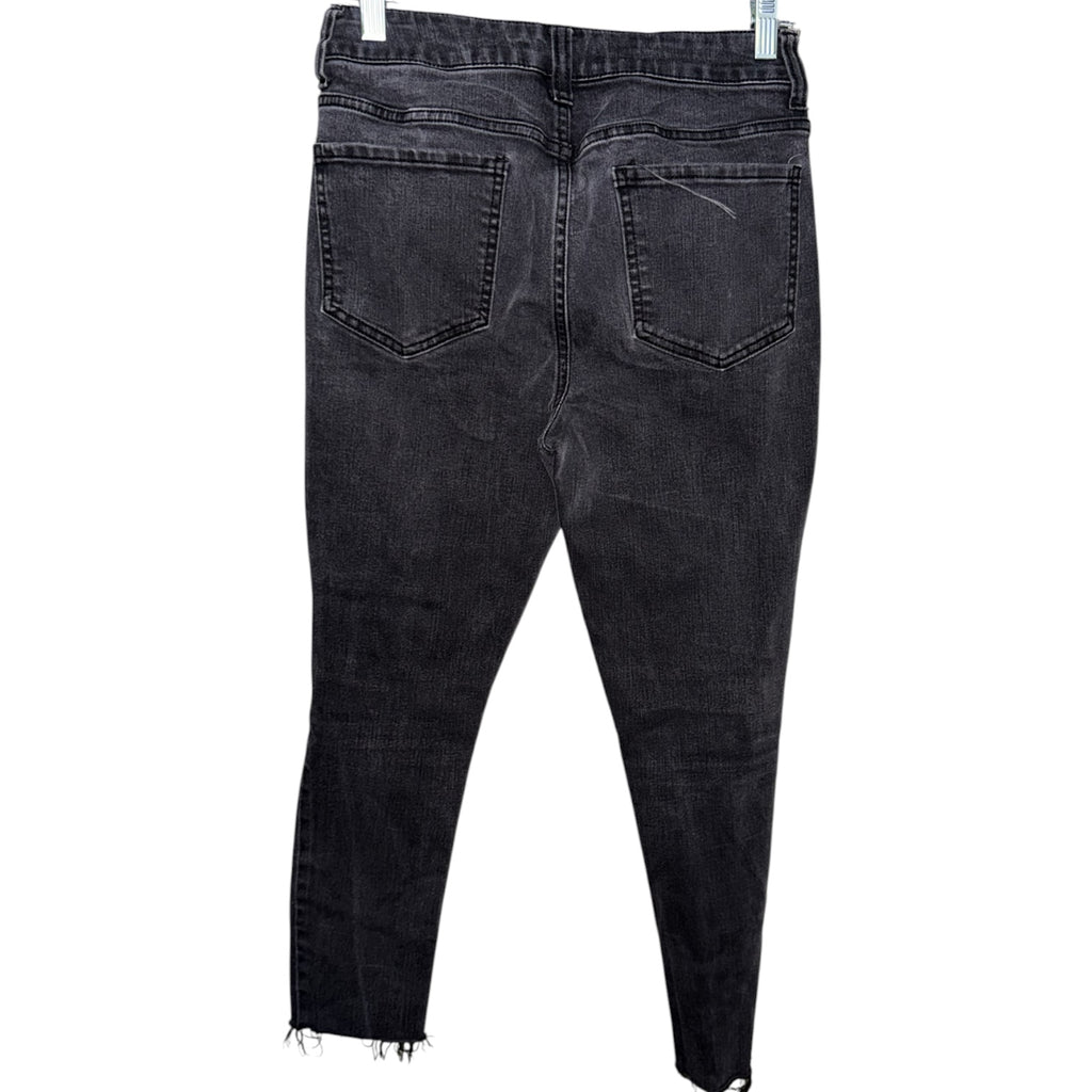 Living Doll Los Angeles Distressed Black Skinny Jeans
