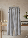 Robert Louis Striped Wide-Leg Pants
