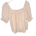 Heatherly Smocked Square Neck Top