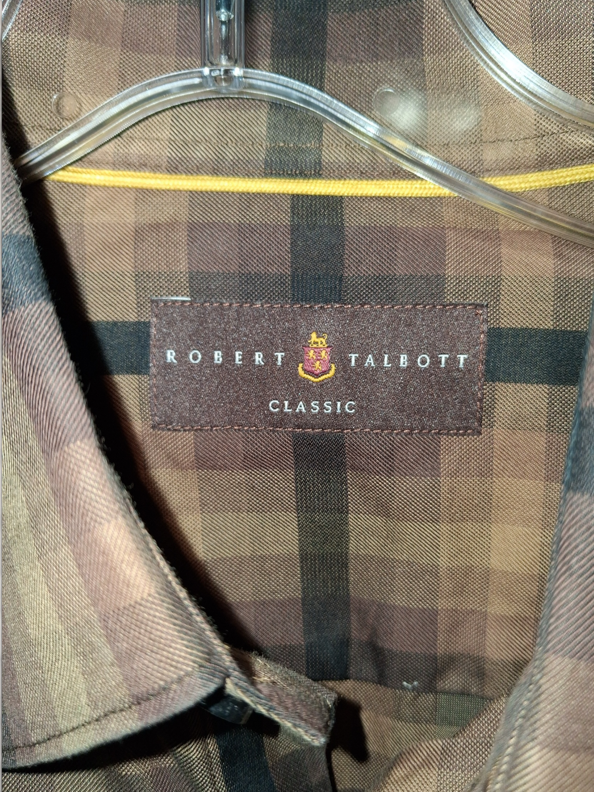 Haupt Regular Fit Navy & Rust Plaid Button-Down Shirt