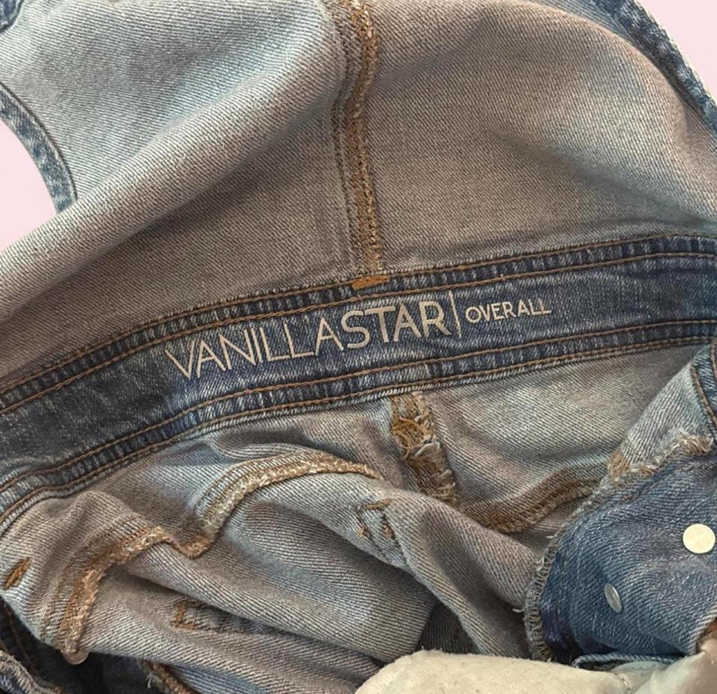 Vanilla Star Distressed Denim Overalls