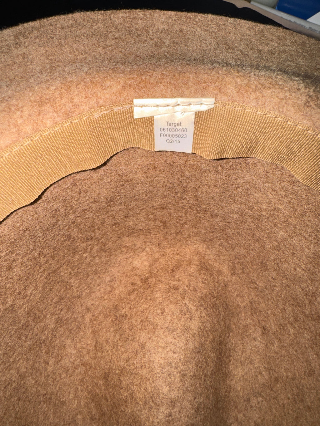 Camel Felt Fedora with Black Band