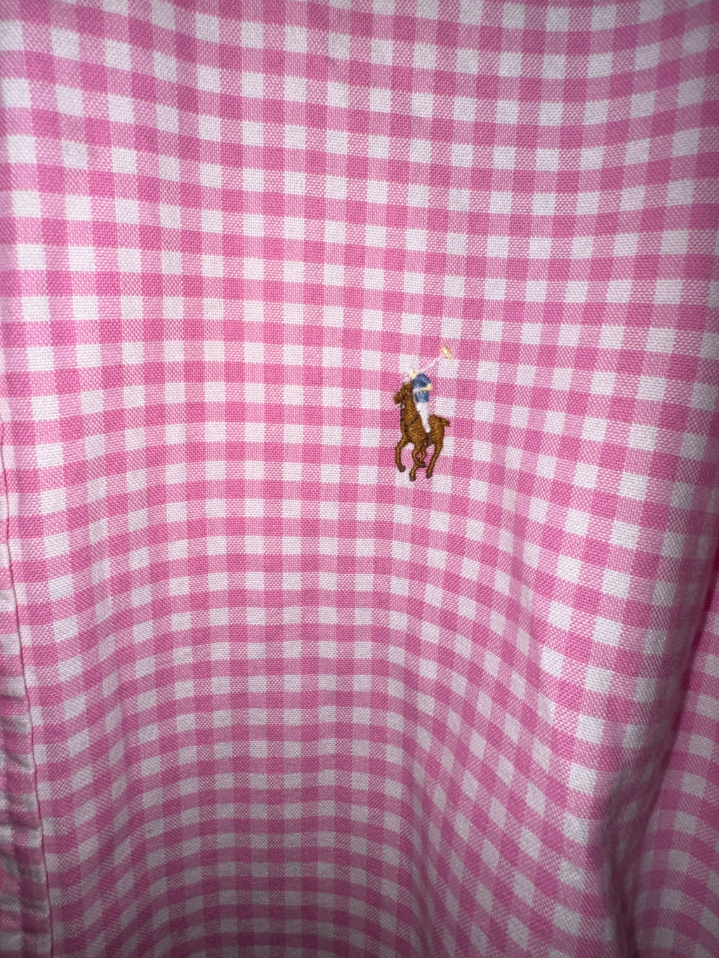 Polo Ralph Lauren Pink Gingham Classic-Fit Shirt