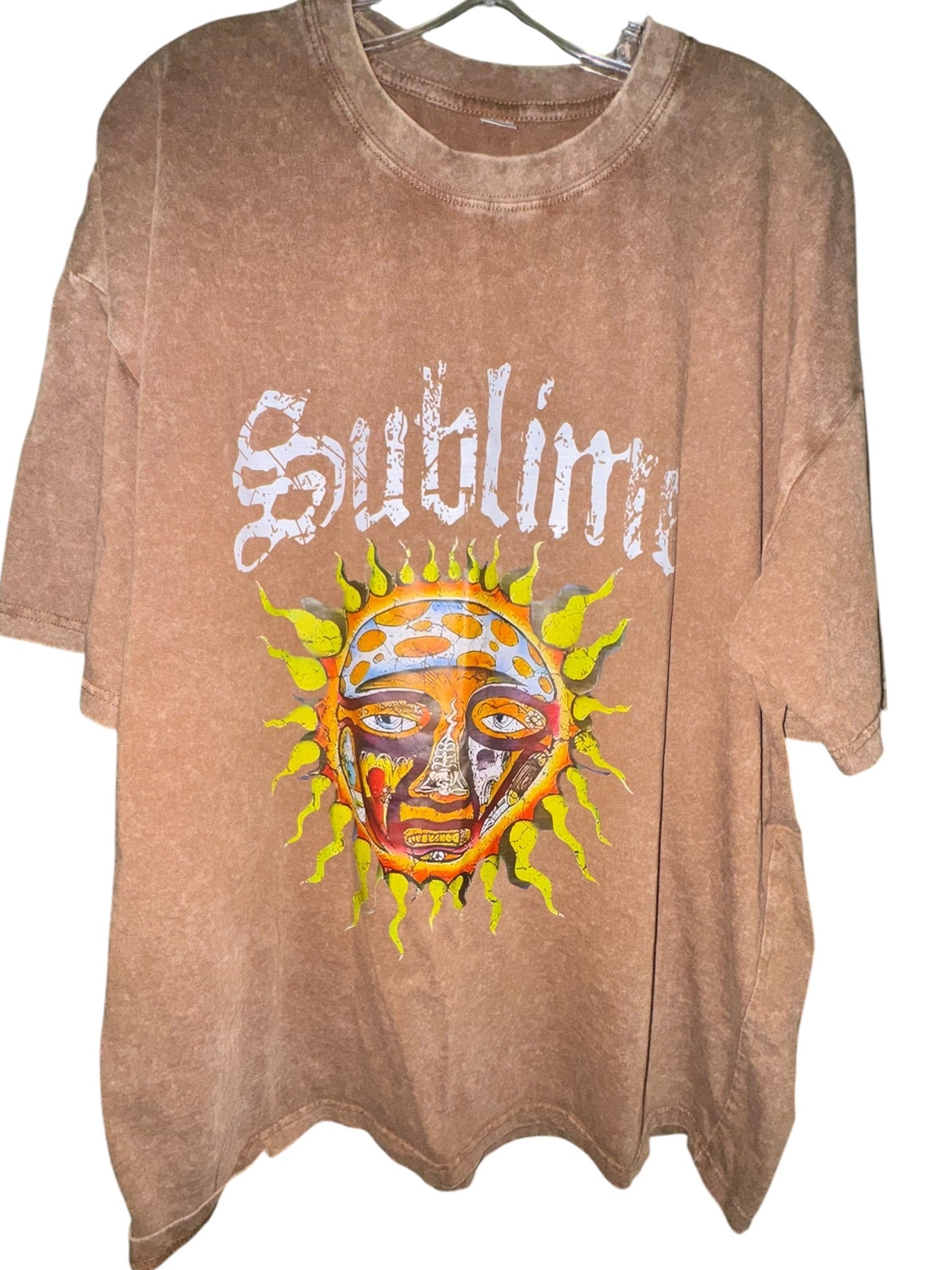 Sublime Sun Graphic Mineral-Wash T-Shirt