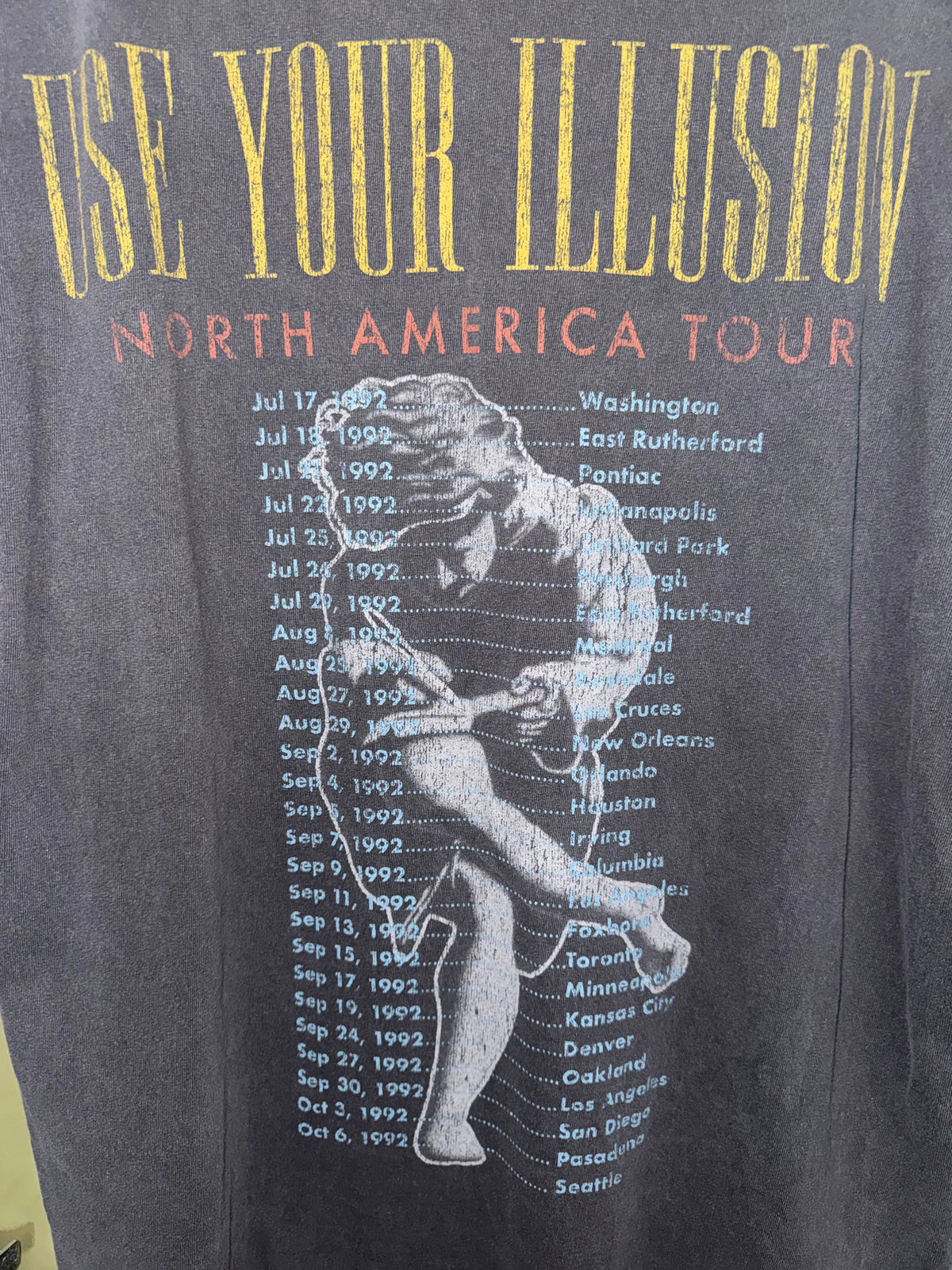 Guns N’ Roses Use Your Illusion Tour 1992 Tee