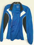 Three Hearts Blue Colorblock Windbreaker