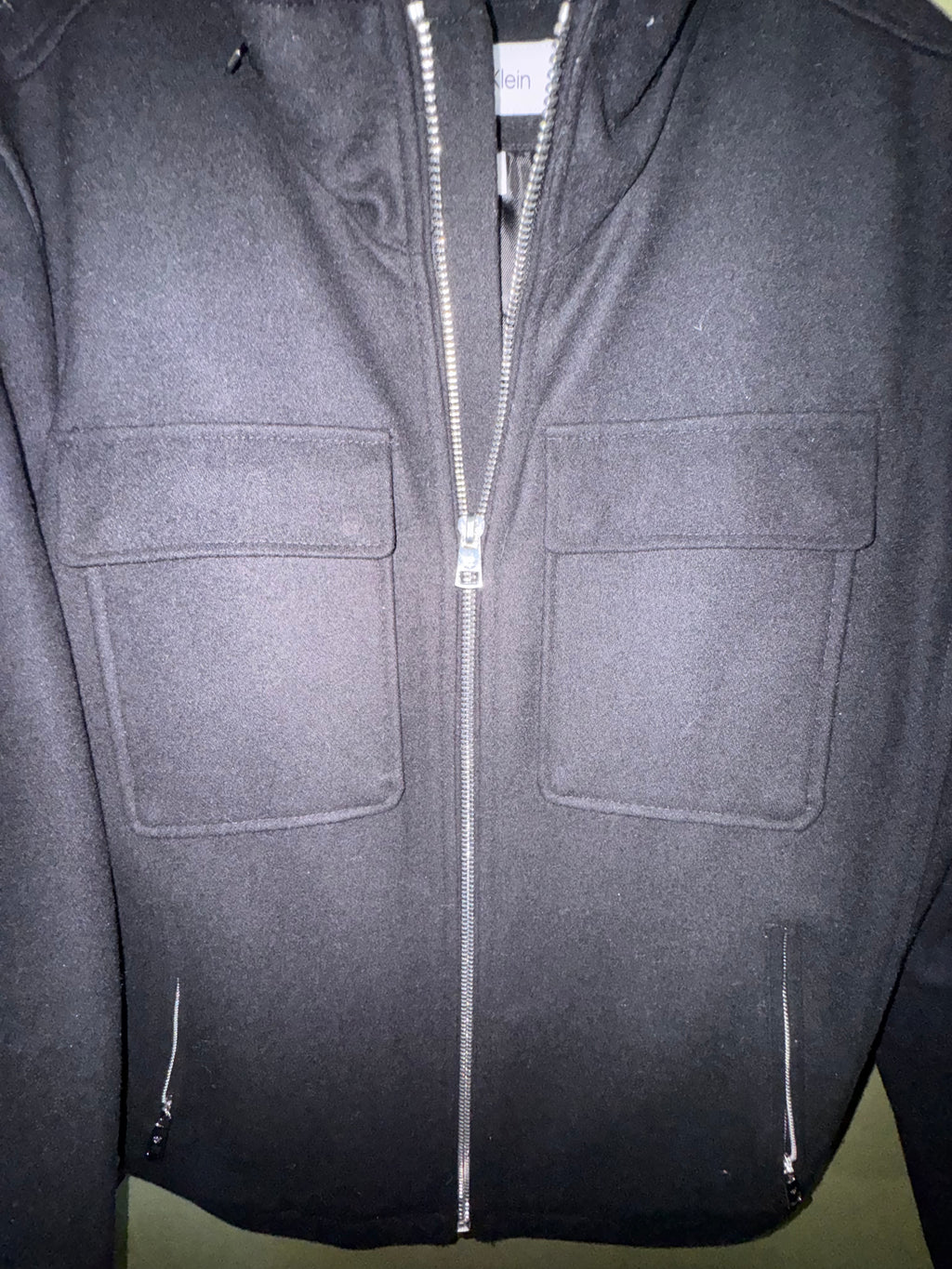 Calvin Klein Black Utility Jacket
