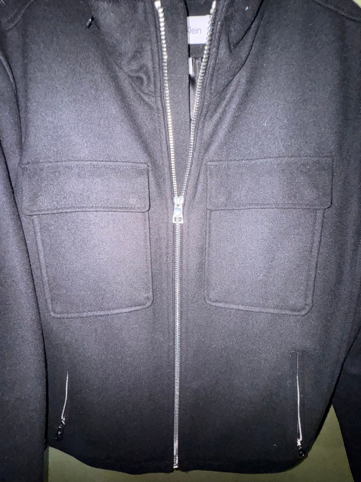 Calvin Klein Black Utility Jacket