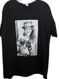 Cyndi Lauper Black & White Portrait Graphic T-Shirt