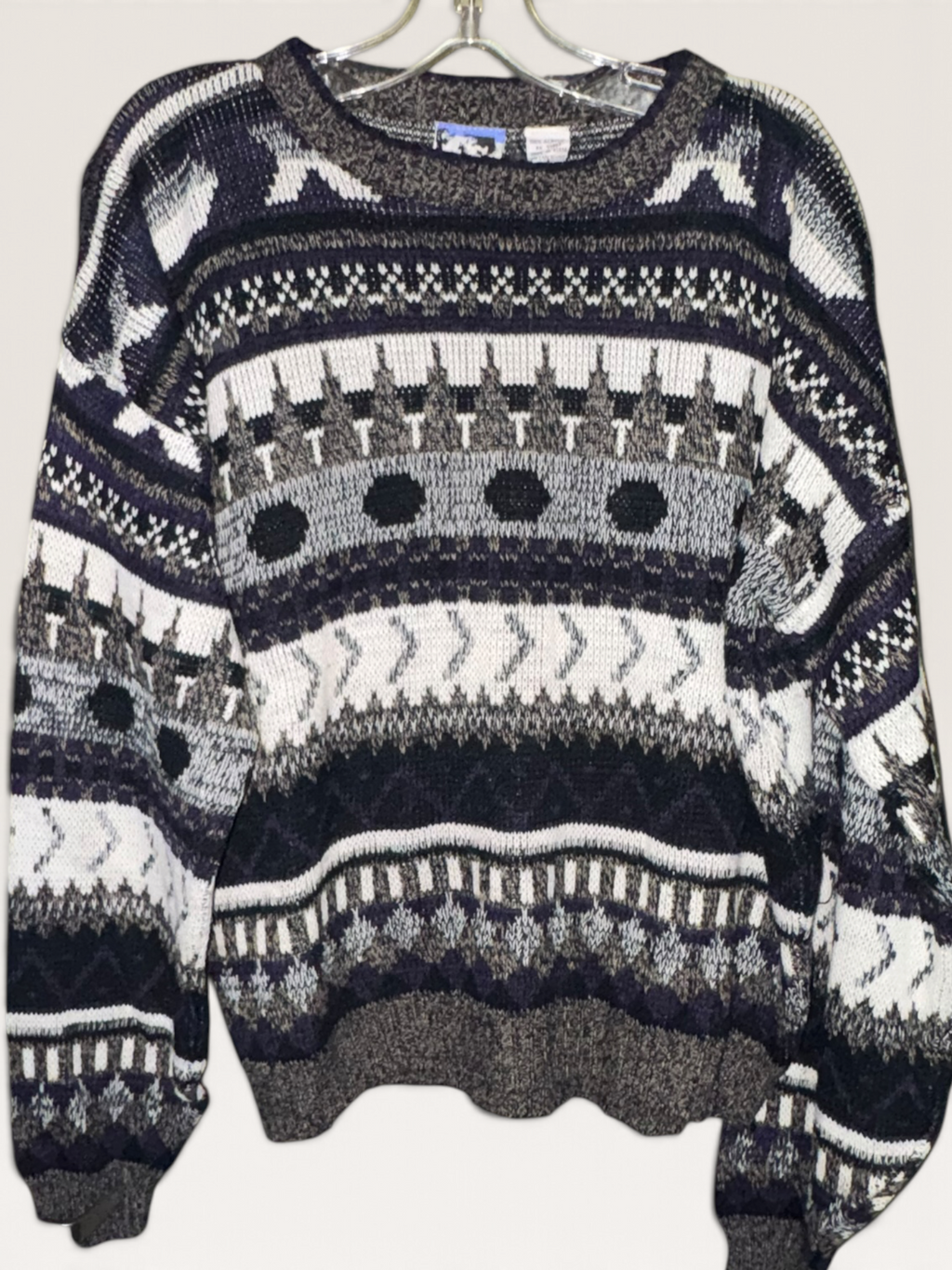 Today’s News Geometric Knit Sweater