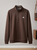 Adidas Men's Quarter-Zip Pullover Sweatshirt