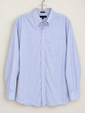 Tommy Hilfiger Light Blue Pinstripe Regular Fit Shirt