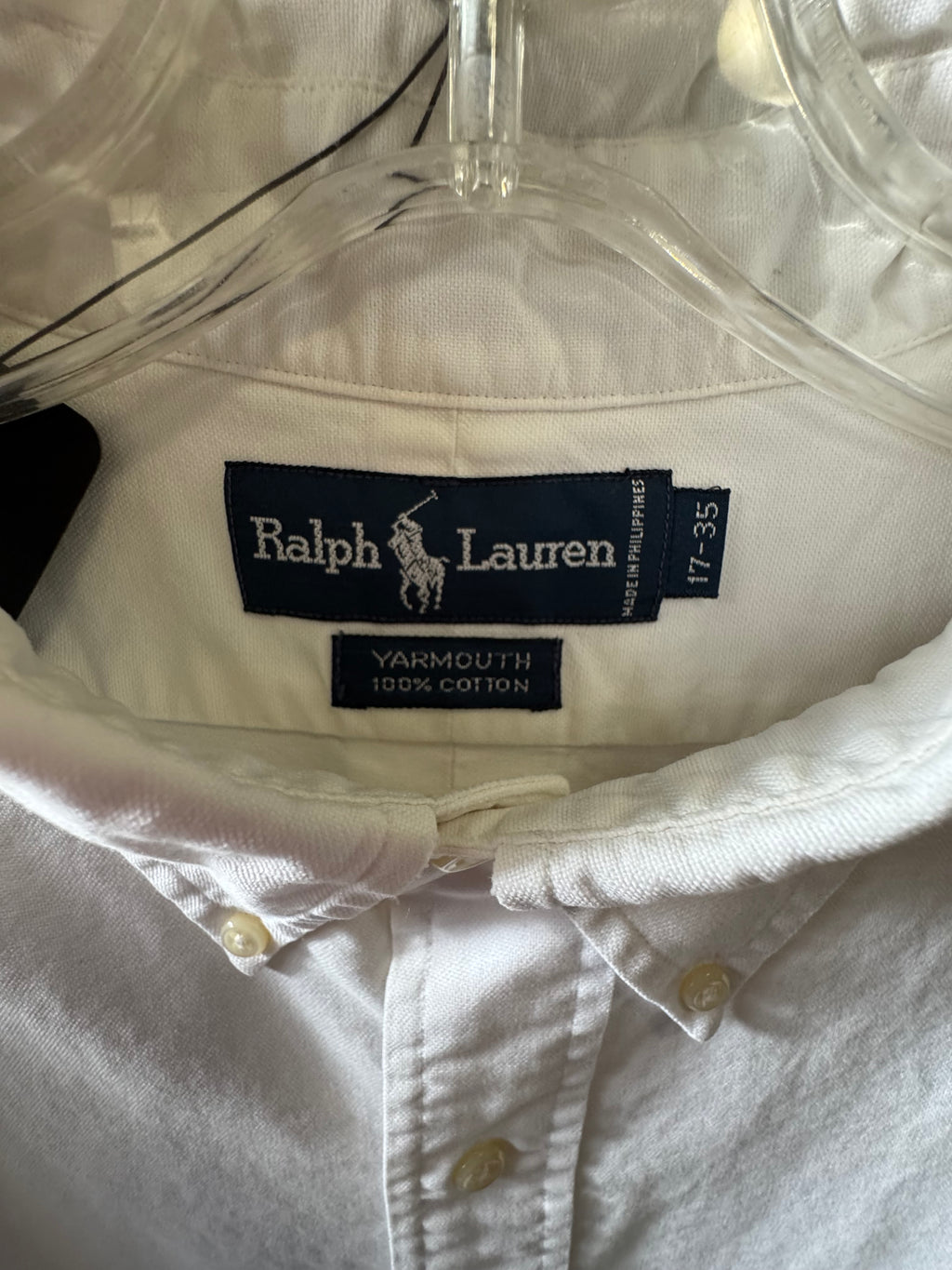 Ralph Lauren Yarmouth White Oxford Button-Down Shirt