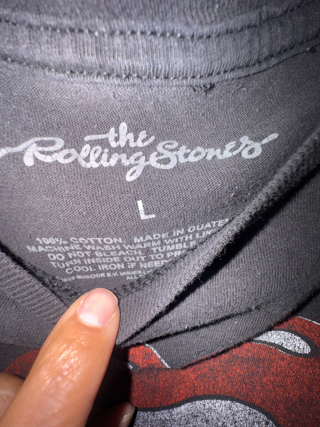 Rolling Stones “Tour of America ’78” Black Graphic Tee