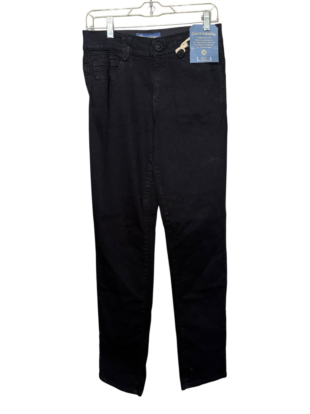 Democracy “Ab”solution Black Slim-Leg Jeans