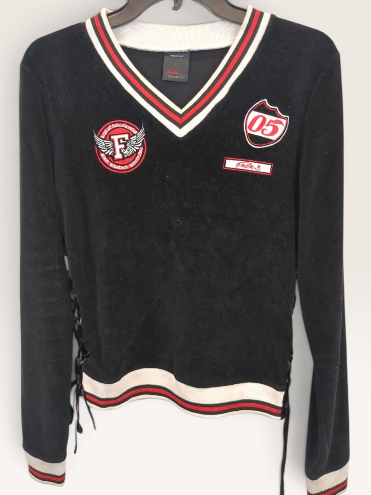 FUBU Classics Lace-Up Varsity Pullover