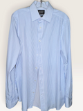Scotch & Soda Blue Pinstripe Modern-Fit Shirt