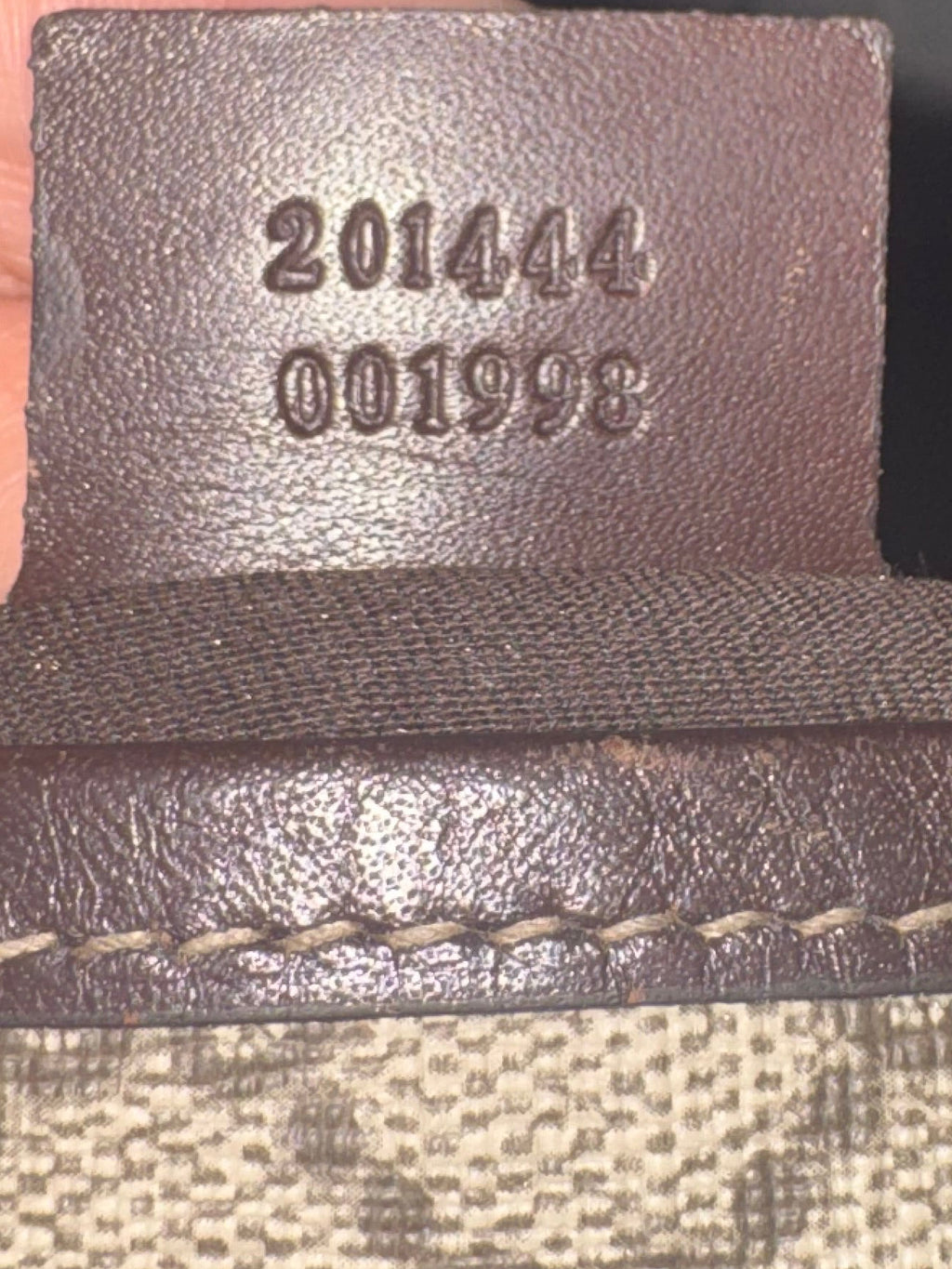 Vintage Gucci GG Supreme Web Messenger Crossbody Bag – Style 201444