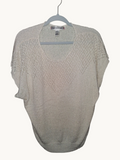 Joan Harper II Ivory Open-Knit Sweater
