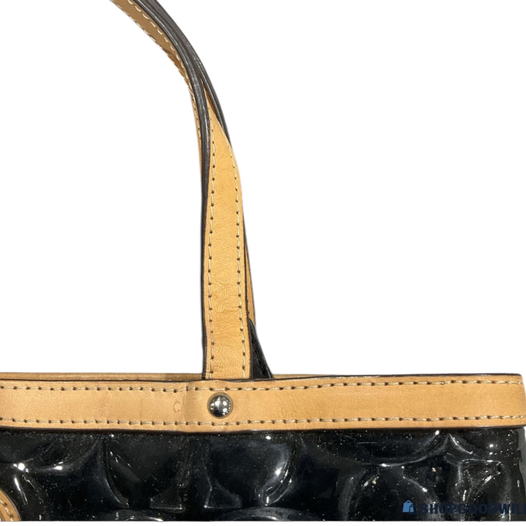 Authentic Coach Signature Patent Leather Tote Bag Black F48169 | Legitmark COA