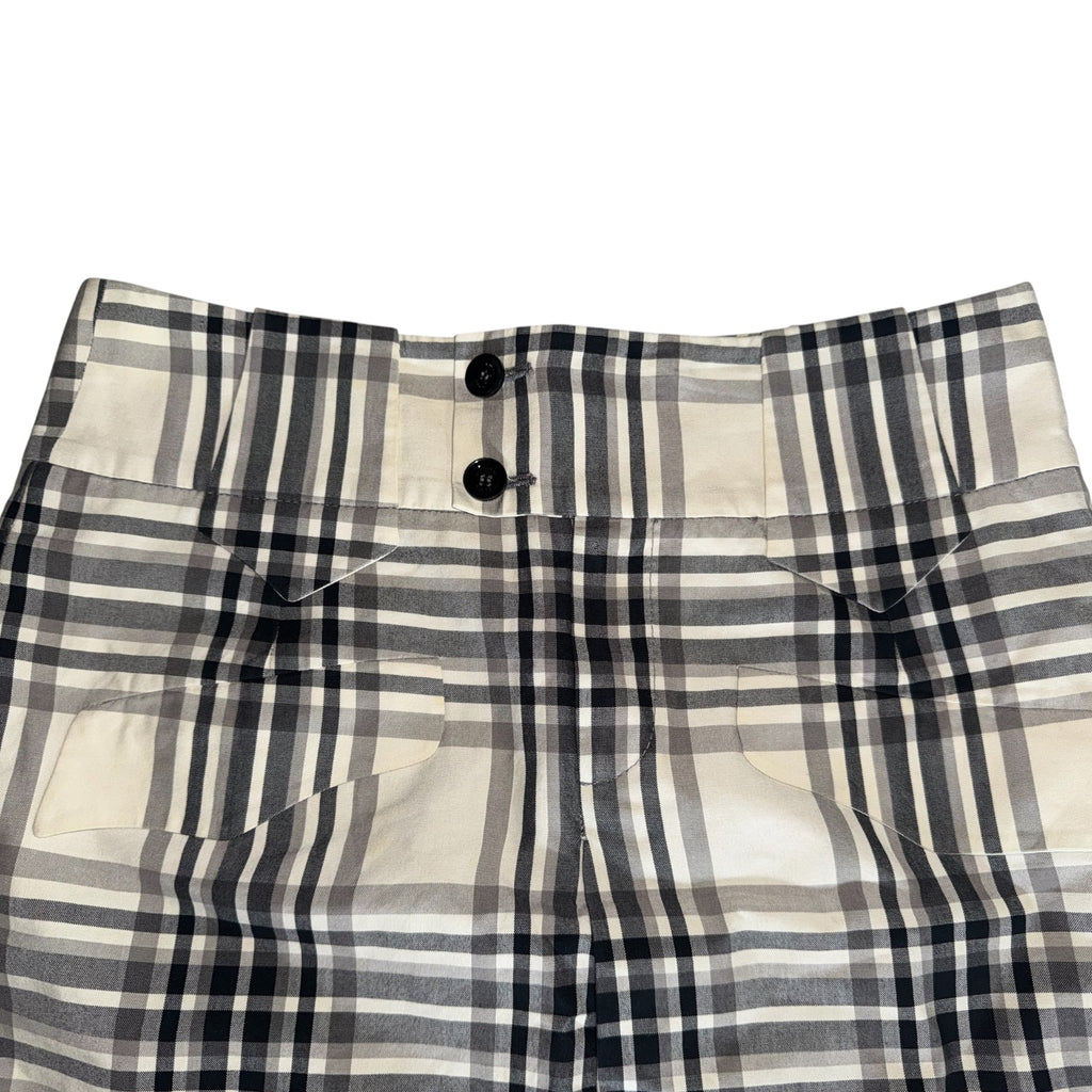 Gucci Made in Italy Plaid Mini Skirt