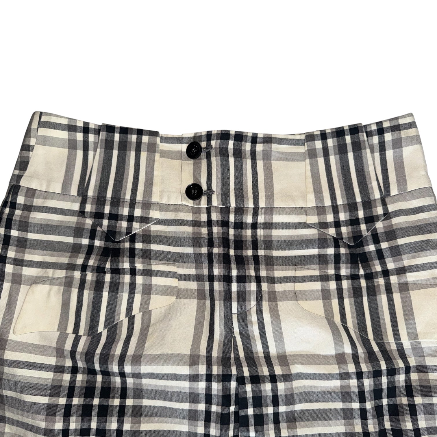 Gucci Made in Italy Plaid Mini Skirt