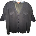 Teenbell Black Button Front Blouse