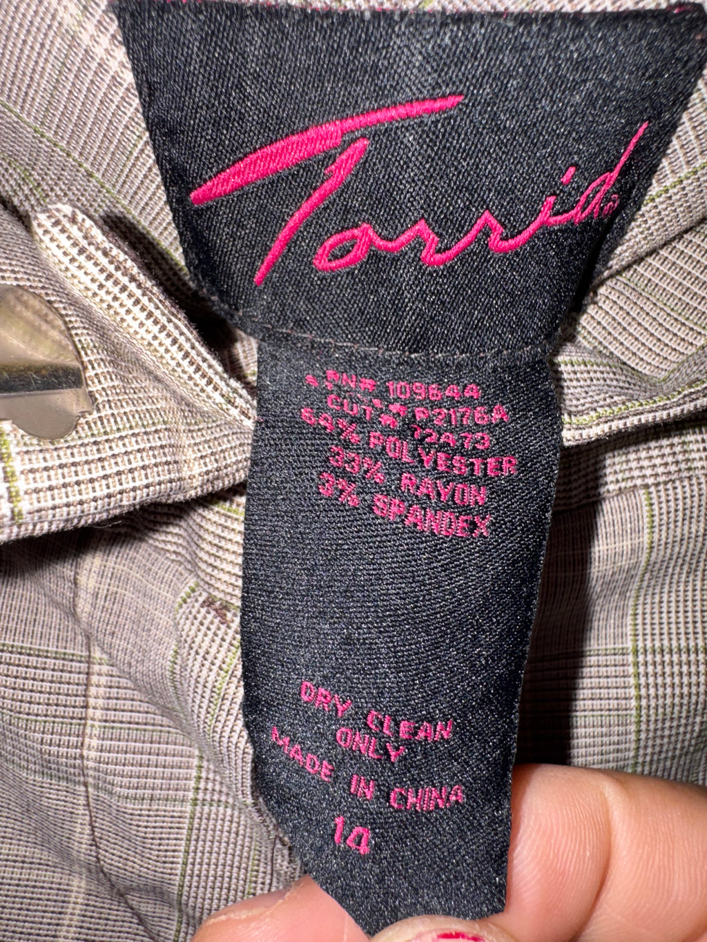 Torrid Plaid Career Pants
