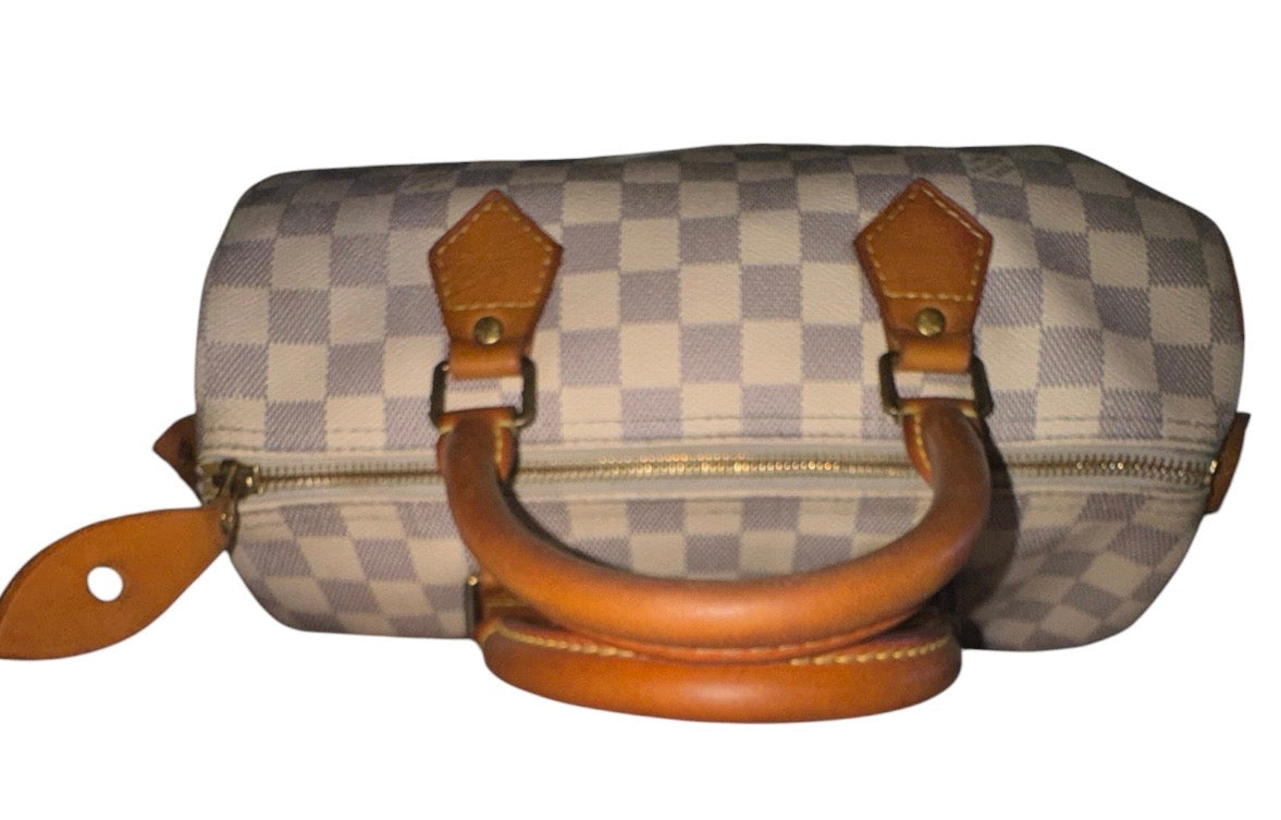 Louis Vuitton Damier Azur Speedy 30 Handbag— Born in France June 2011