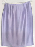 Kasper Lavender 100% Silk Midi Skirt
