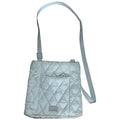 Vera Bradley Ice Blue Light Puffer Quilted Crossbody Bag | Adjustable Strap